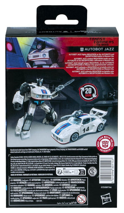 The Transformers: The Movie Studio Series Deluxe Class Action Figure Autobot Jazz 11 cm - Damaged packaging