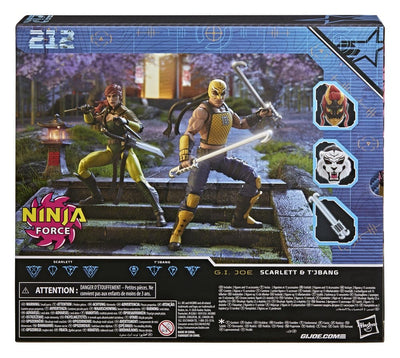 G.I. Joe Classified Series Action Figure 2-Pack #212 Ninja Force Scarlett & T'Jbang 15 cm