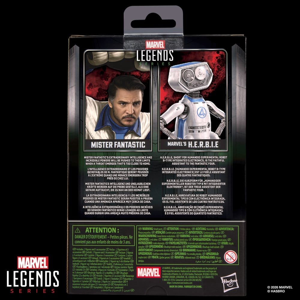 Avengers: Doomsday Marvel Legends Action Figure 2-Pack Mister Fantastic & Marvel's H.E.R.B.I.E. 15 cm