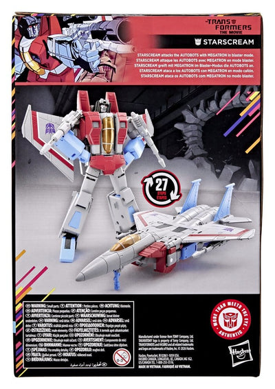 The Transformers: The Movie Studio Series Voyager Class Action Figure Starscream 17 cm
