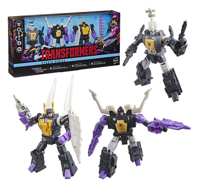 The Transformers: The Movie Studio Series Deluxe Class Action Figure 3-Pack Insecticon Bombshell, Shrapnel & Kickback 14 cm