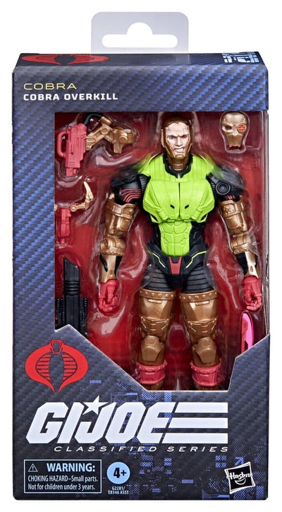 G.I. Joe Classified Series Action Figure #201 Cobra Overkill 15 cm