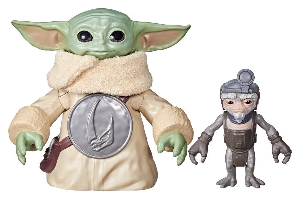 Star Wars: The Mandalorian & Grogu Electronic Action Figure Huggin' Grogu & Anzellan 17 cm