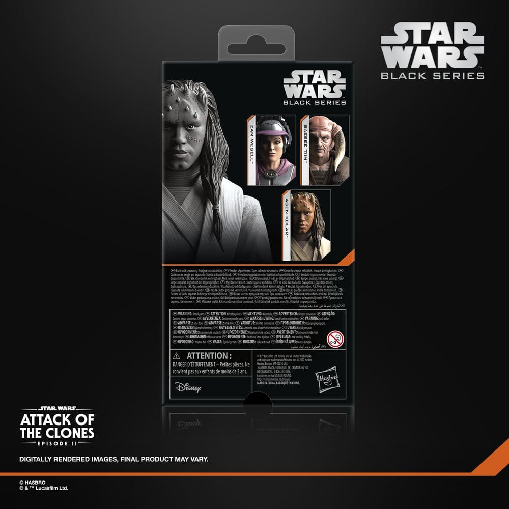 Star Wars Episode II Black Series Action Figure Agen Kolar 15 cm