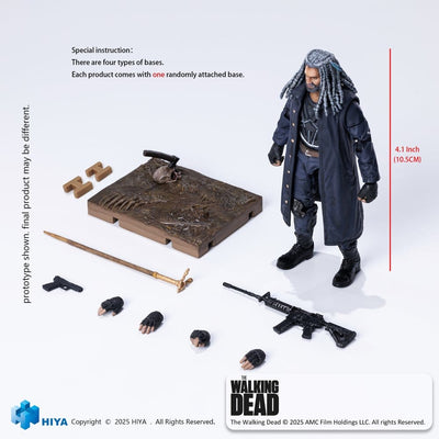 The Walking Dead Exquisite Mini Series Actionfigur 1/18 Ezekiel 11 cm