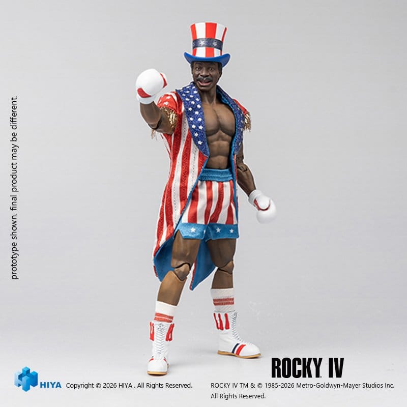 Rocky IV Exquisite Super Series Action Figure 1/12 Apollo 16 cm