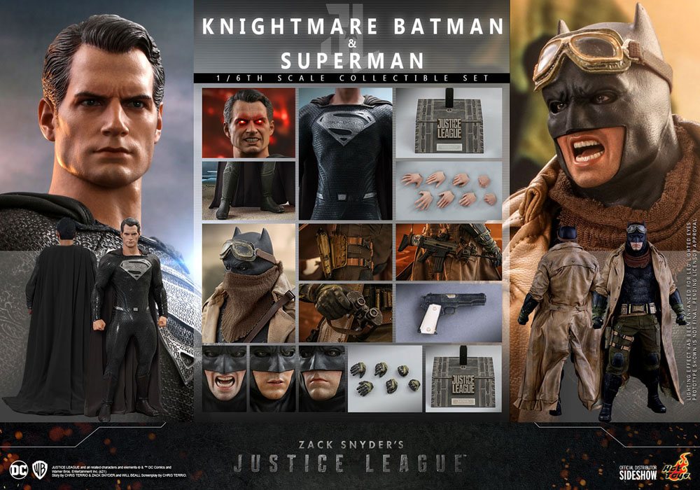 Zack Snyder's Justice League Action Figure 2-Pack 1/6 Knightmare Batman and Superman 31 cm - Severely damaged packaging