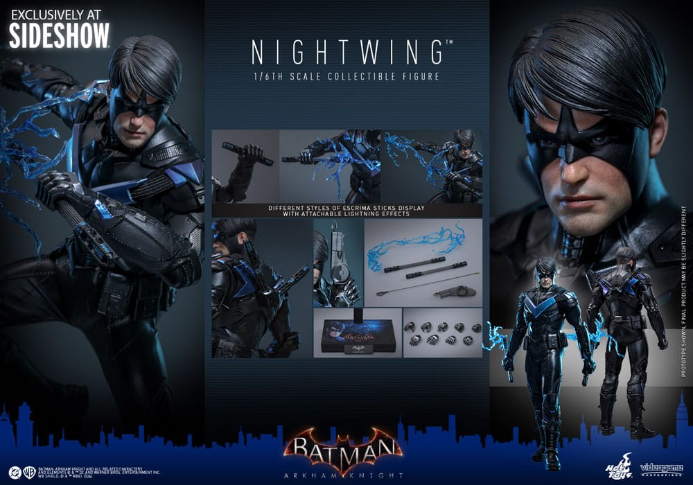 Batman Arkham Knight Videogame Masterpiece Action Figure 1/6 Nightwing 30 cm