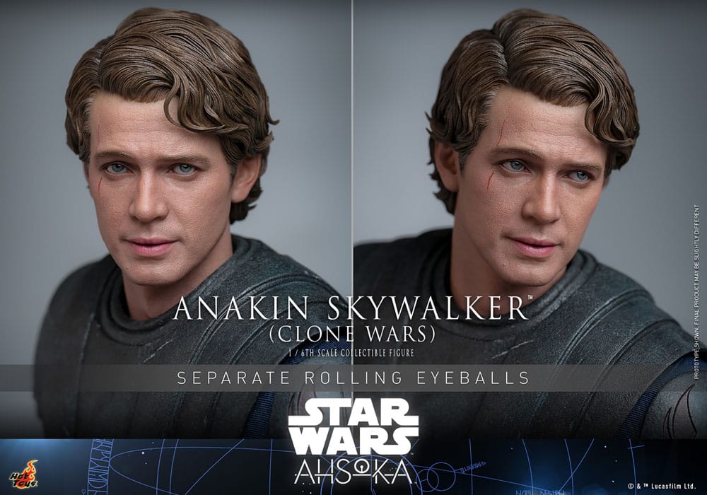 Star Wars: The Clone Wars Action Figure 1/6 Anakin Skywalker 31 cm - Damaged packaging