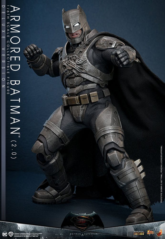 Batman v Superman: Dawn of Justice Movie Masterpiece Action Figure 1/6 Armored Batman 2.0 (Deluxe Version) 33 cm