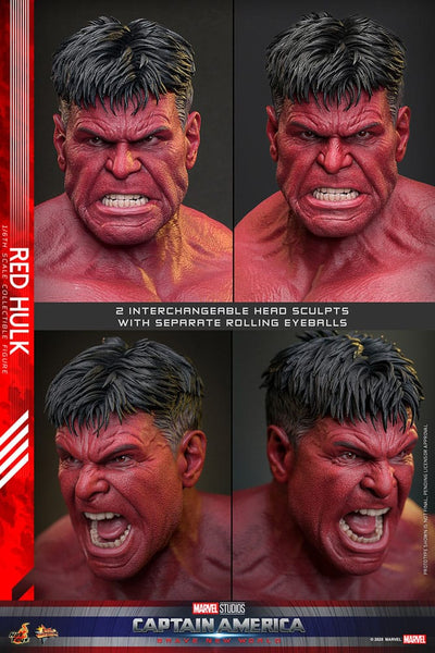 Captain America: Brave New World Movie Masterpiece Action Figure 1/6 Red Hulk 47 cm