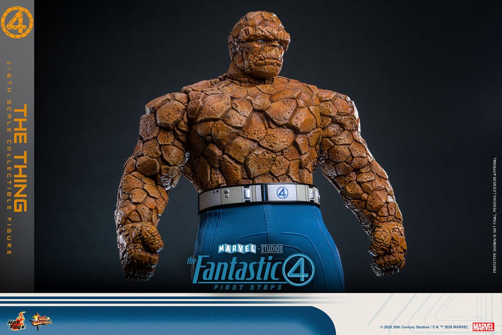 The Fantastic Four: First Steps Movie Masterpiece Action Figure 1/6 The Thing 31 cm