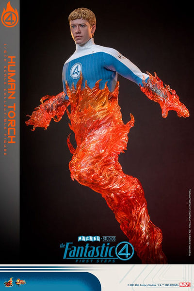 The Fantastic Four: First Steps Movie Masterpiece Action Figure 1/6 Human Torch 30 cm