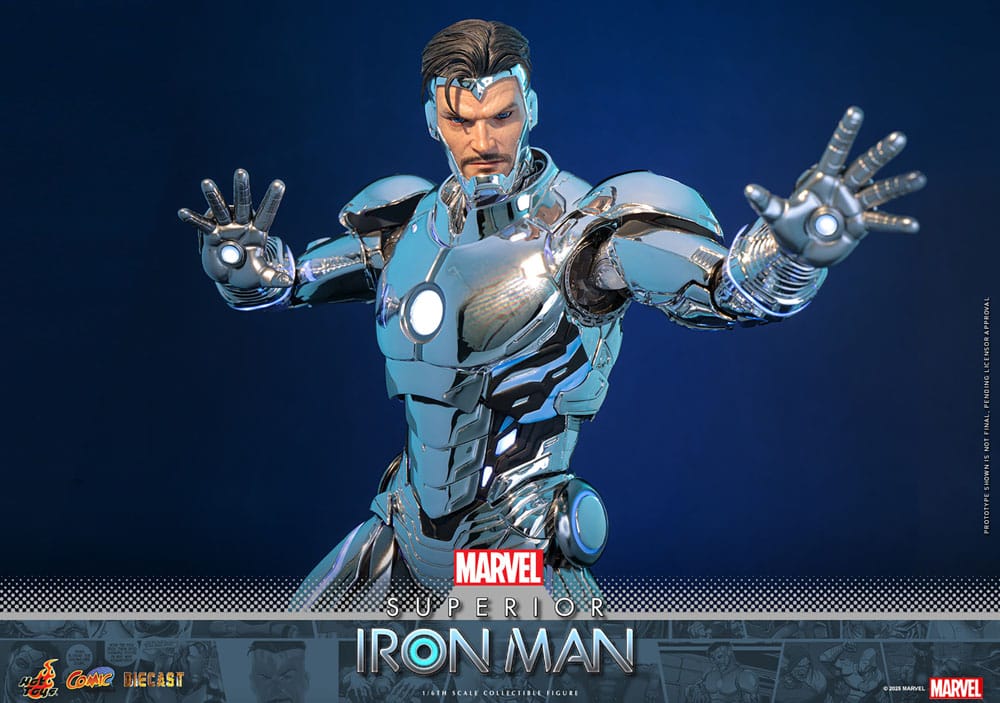 Marvel Comic Diecast Masterpiece Action Figure 1/6 Superior Iron Man 32 cm