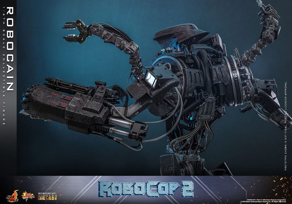 RoboCop 2 Movie Masterpiece Diecast Action Figure 1/6 RoboCain 40 cm
