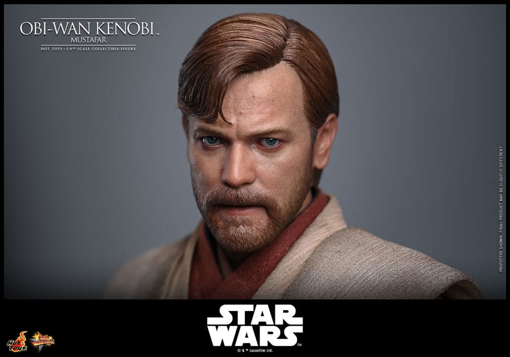Star Wars: Episode III - Revenge of the Sith Movie Masterpiece Action Figure 1/6 Obi-Wan Kenobi (Mustafar) 31 cm