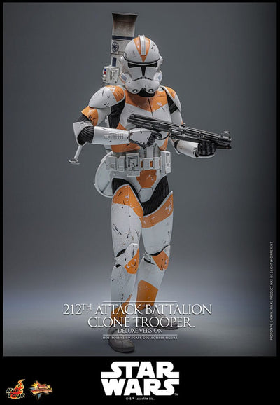 Star Wars: The Clone Wars Action Figure 1/6 212th Attack Battalion Clone Trooper Deluxe Version 30 cm