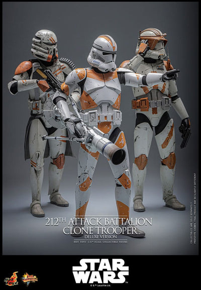 Star Wars: The Clone Wars Action Figure 1/6 212th Attack Battalion Clone Trooper Deluxe Version 30 cm