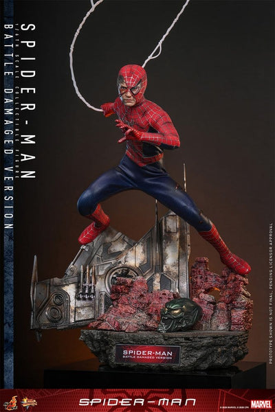 Spider-Man Movie Masterpiece Action Figure 1/6 Spider-Man (Battle Damaged Version) 30 cm