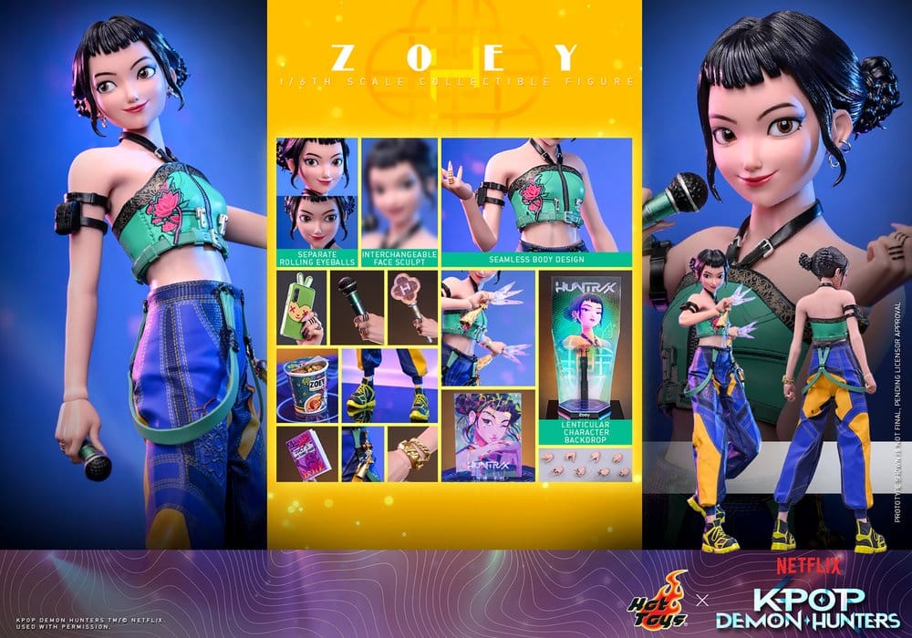 KPop Demon Hunters Action Figure 1/6 Zoey 27 cm