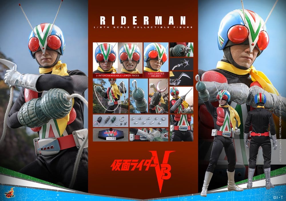 Kamen Rider Action Figure 1/6 Riderman 30 cm