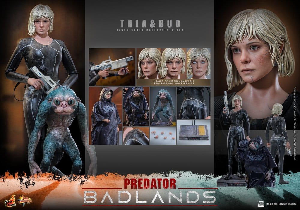 Predator Sixth Scale Figure Set Thia and Bud 29 cm