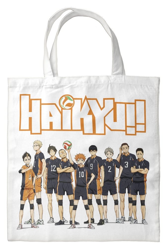 Tote Bag Haikyu White 40 x 35 cm