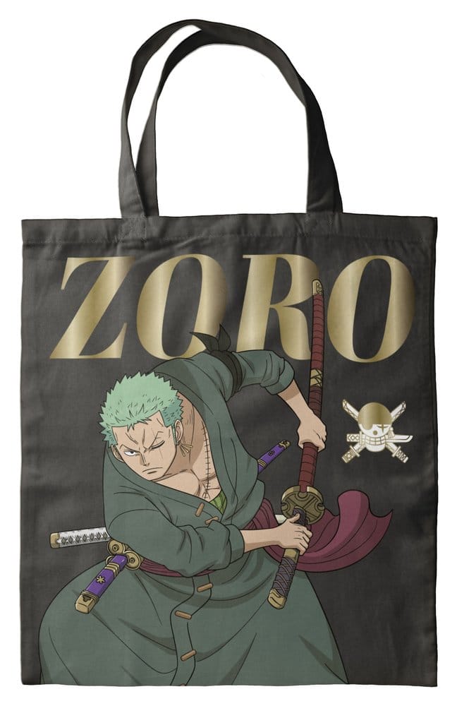 One Piece Tote Bag Zoro Dark Green 40 x 35 cm