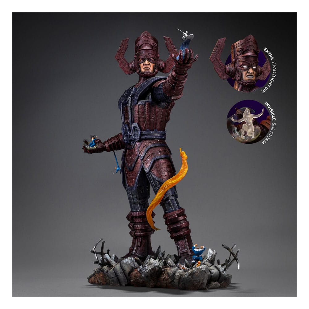 Fantastic Four Demi Art Scale Statue 1/20 Galactus Battle Diorama Deluxe 80 cm