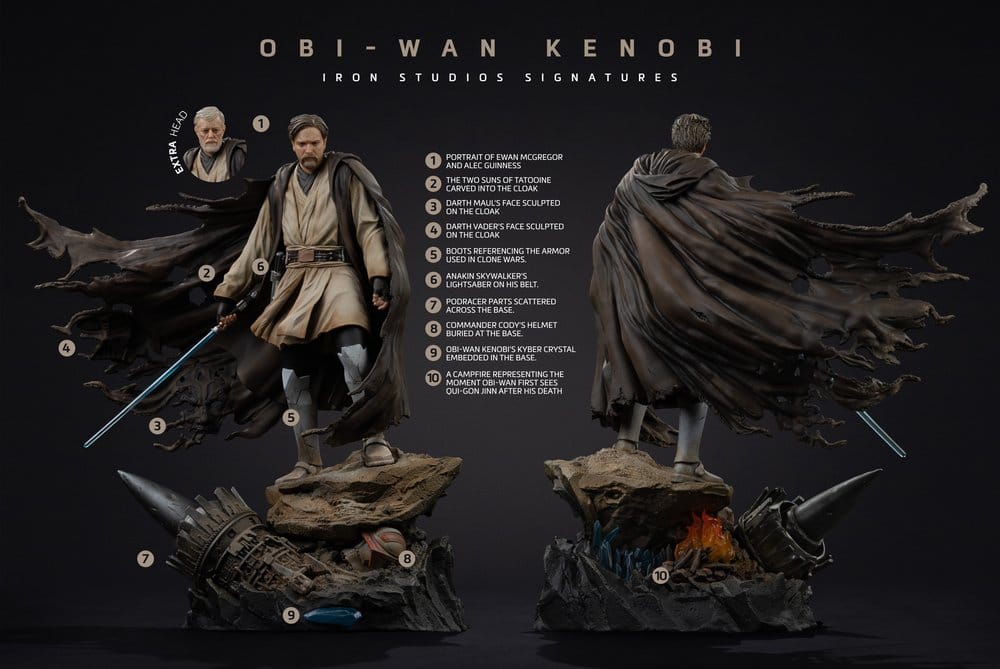 Star Wars Art Scale Statue 1/10 Obi-Wan Signatures 26 cm