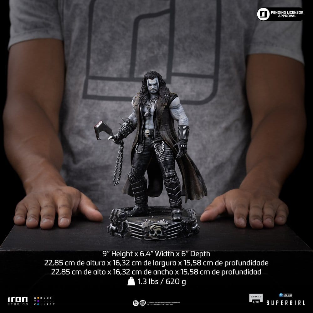 Supergirl Movie Art Scale Statue 1/10 Lobo 23 cm
