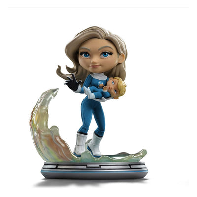 Fantastic Four Mini Co. PVC Figure Invisible Woman and Franklin 15 cm