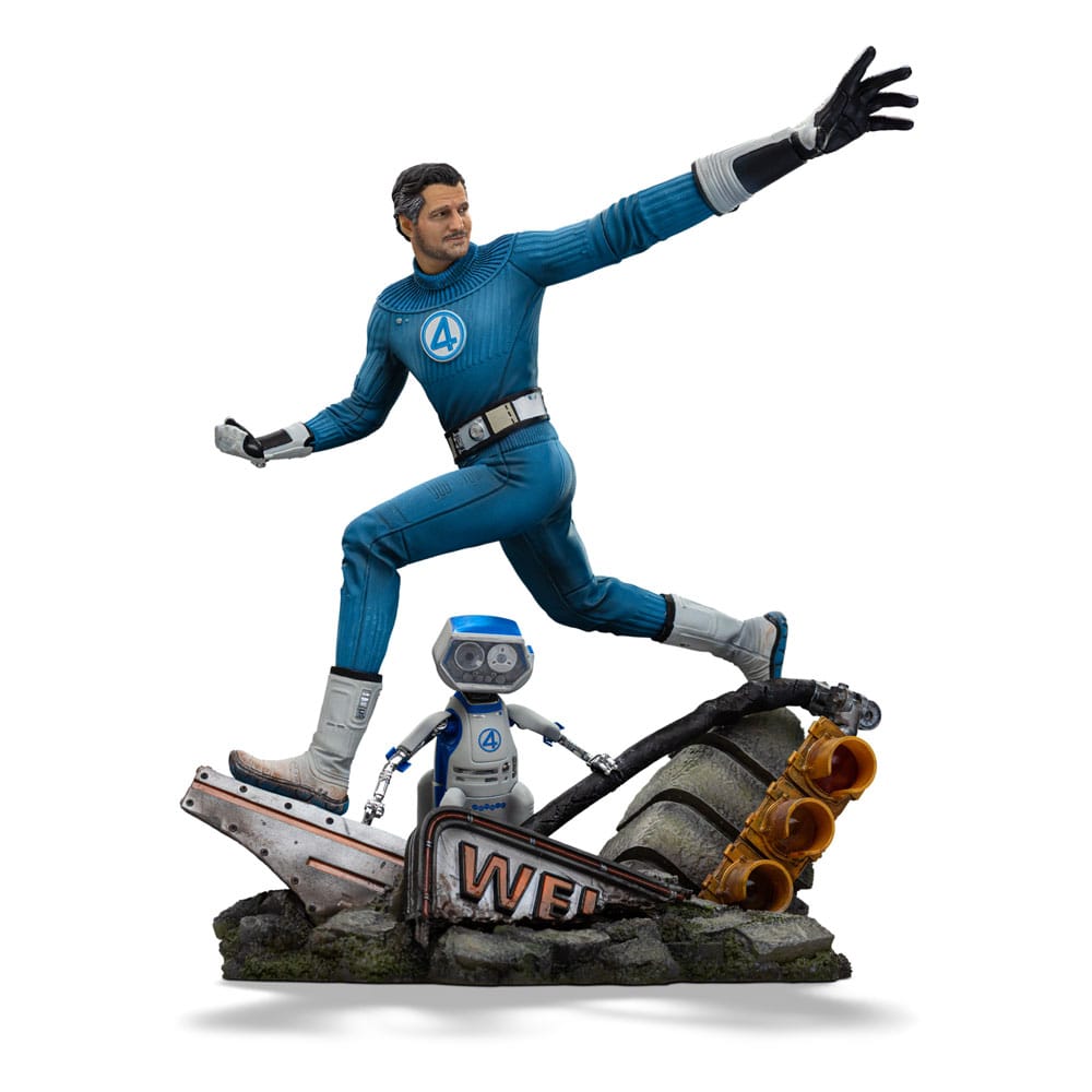 Fantastic Four Art Scale Statue 1/10 Mr. Fantastic and HERBIE 26 cm