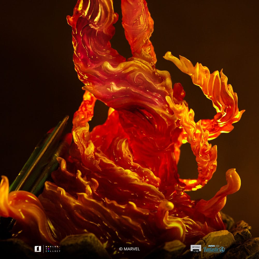 Fantastic Four Art Scale Statue 1/10 Human Torch 30 cm