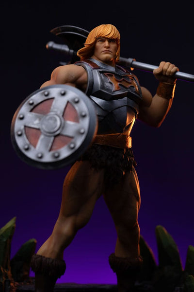 Masters of the Universe Art Scale Statue 1/10 He-Man Battle Armor Version heo Exclusive 23 cm - Damaged packaging