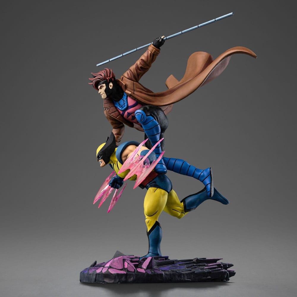 Marvel Deluxe Art Scale Statue 1/10 X-Men´97 Gambit & Wolverine 29 cm - Damaged packaging