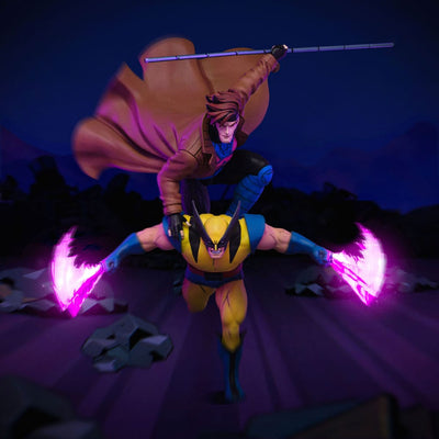 Marvel Deluxe Art Scale Statue 1/10 X-Men´97 Gambit & Wolverine 29 cm - Damaged packaging