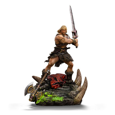 Masters of the Universe Deluxe Art Scale Statue 1/10 He-Man Unleashed 34 cm - Severely damaged packaging