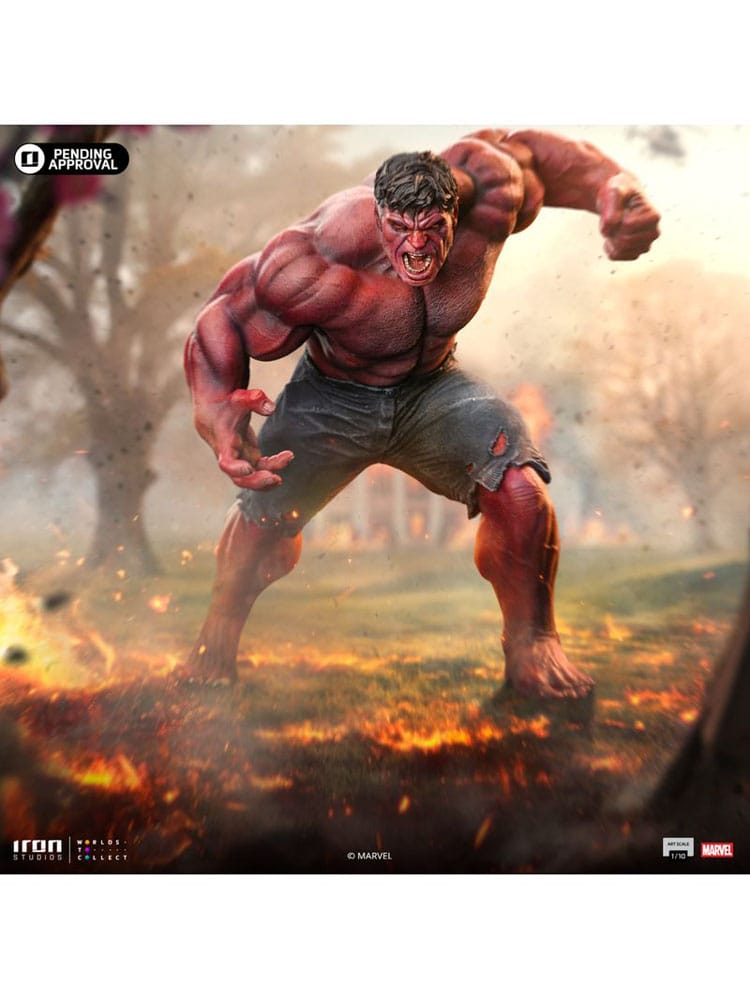 Marvel Art Scale Statue 1/10 Red Hulk 23 cm