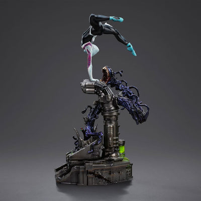 Spider-Man vs Villains Art Scale Statue 1/10 Ghost Spider Diorama 34 cm