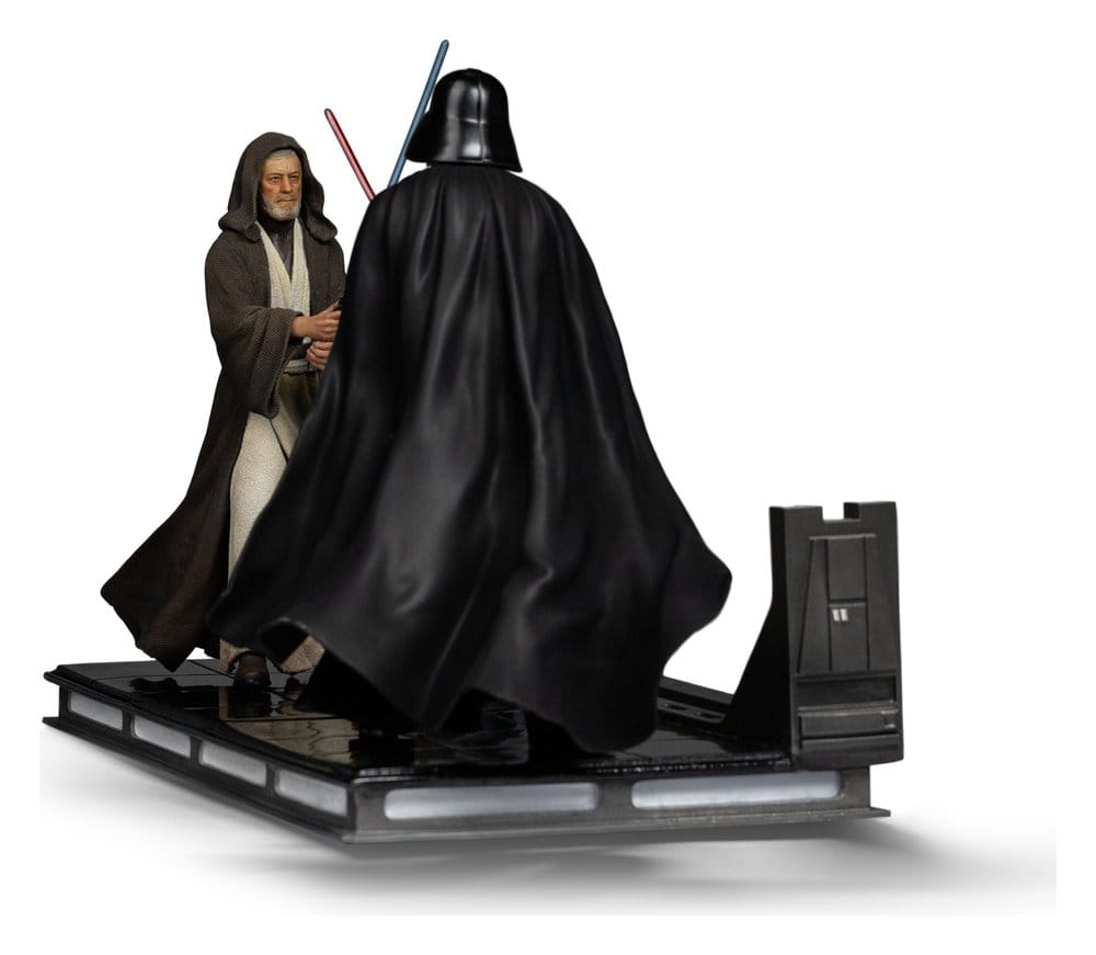 Star Wars Deluxe Art Scale Statue 1/10 Darth Vader Vs Obi-Wan Kenobi (CCXP Exclusive 2025) 24 cm - Damaged packaging