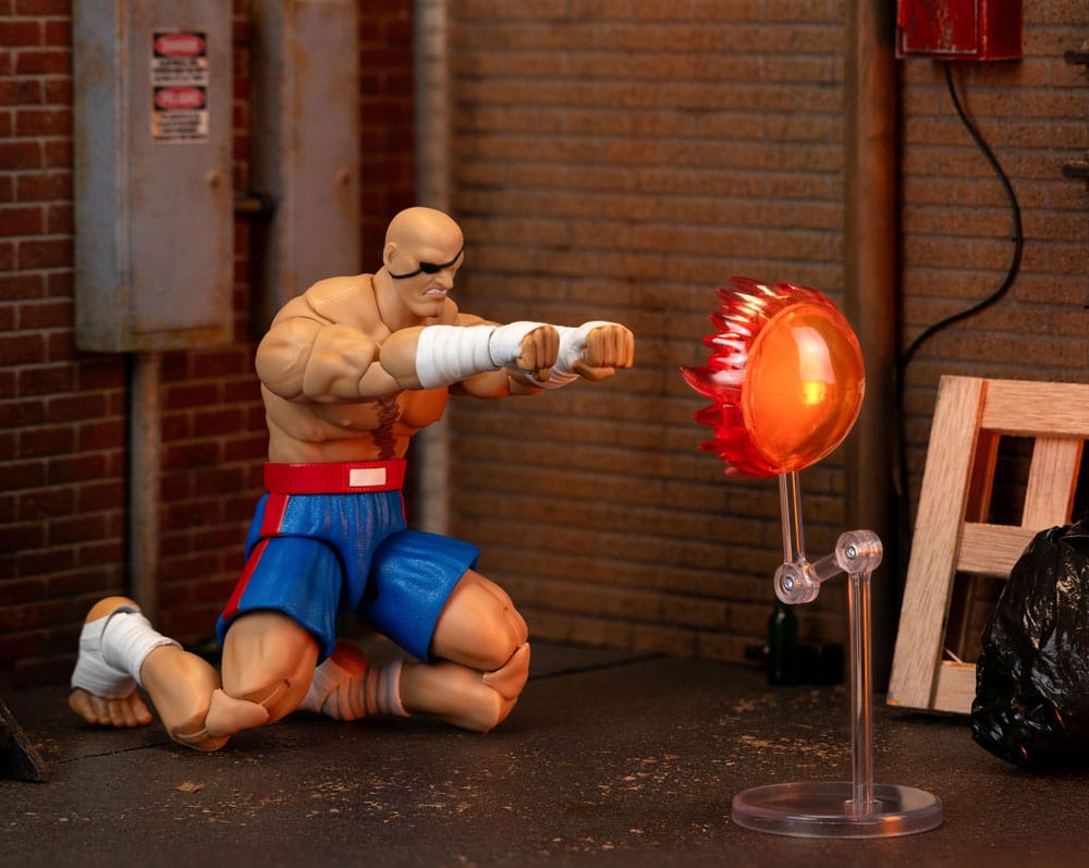 Ultra Street Fighter II: The Final Challengers Action Figure 1/12 Sagat 19 cm
