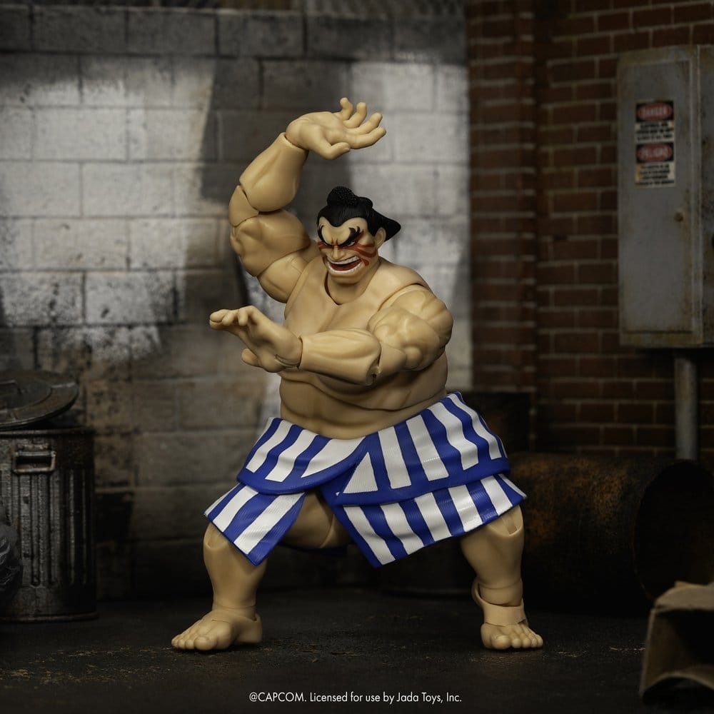 Ultra Street Fighter II: The Final Challengers Action Figure 1/12 E. Honda 16 cm - Damaged packaging