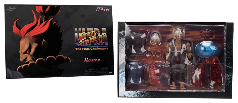 Ultra Street Fighter II: The Final Challengers Action Figure 1/12 Akuma Deluxe 15 cm