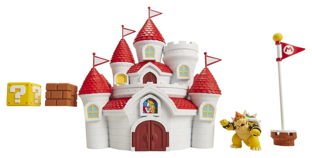 World of Nintendo Playset Super Mario Mushroom Kingdom Castle