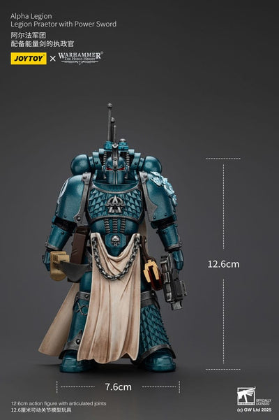 Warhammer The Horus Heresy Action Figure Alpha Legion Praetor with Power Sword 13 cm