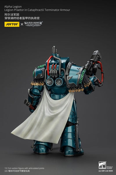 Warhammer The Horus Heresy Action Figure Alpha Legion Legion Praetor in Cataphractii Terminator Armour 18 cm