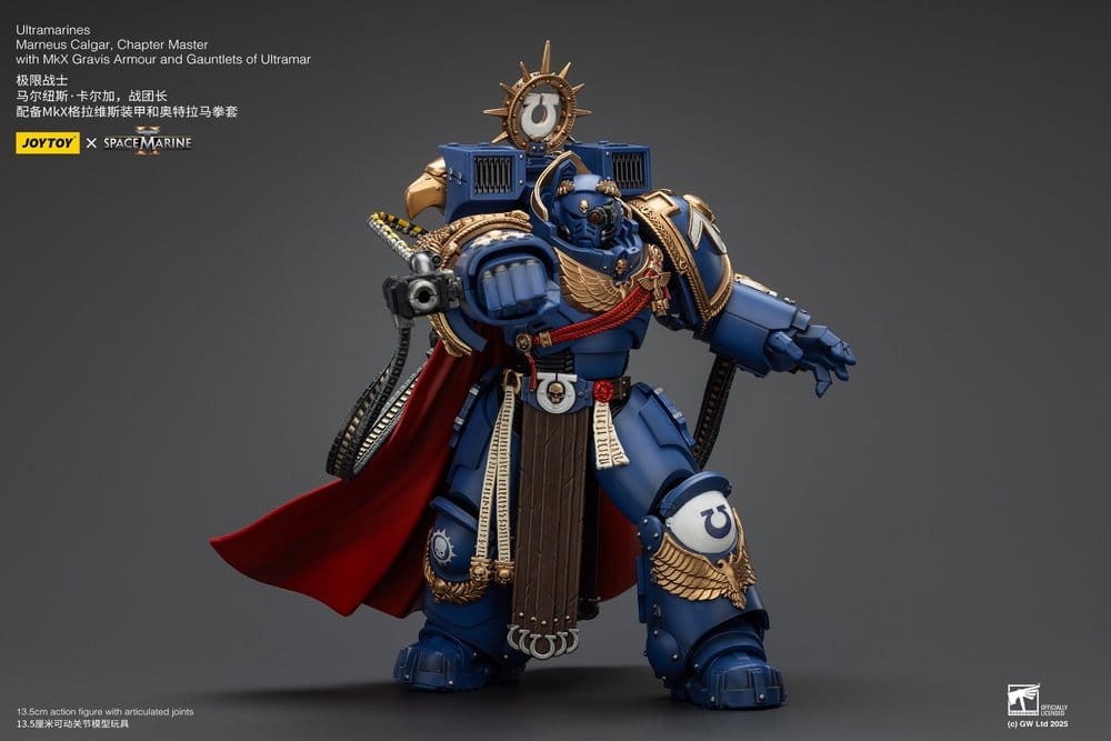 Warhammer 40,000 Action Figure Ultramarines Marneus Calgar, Chapter Master 14 cm
