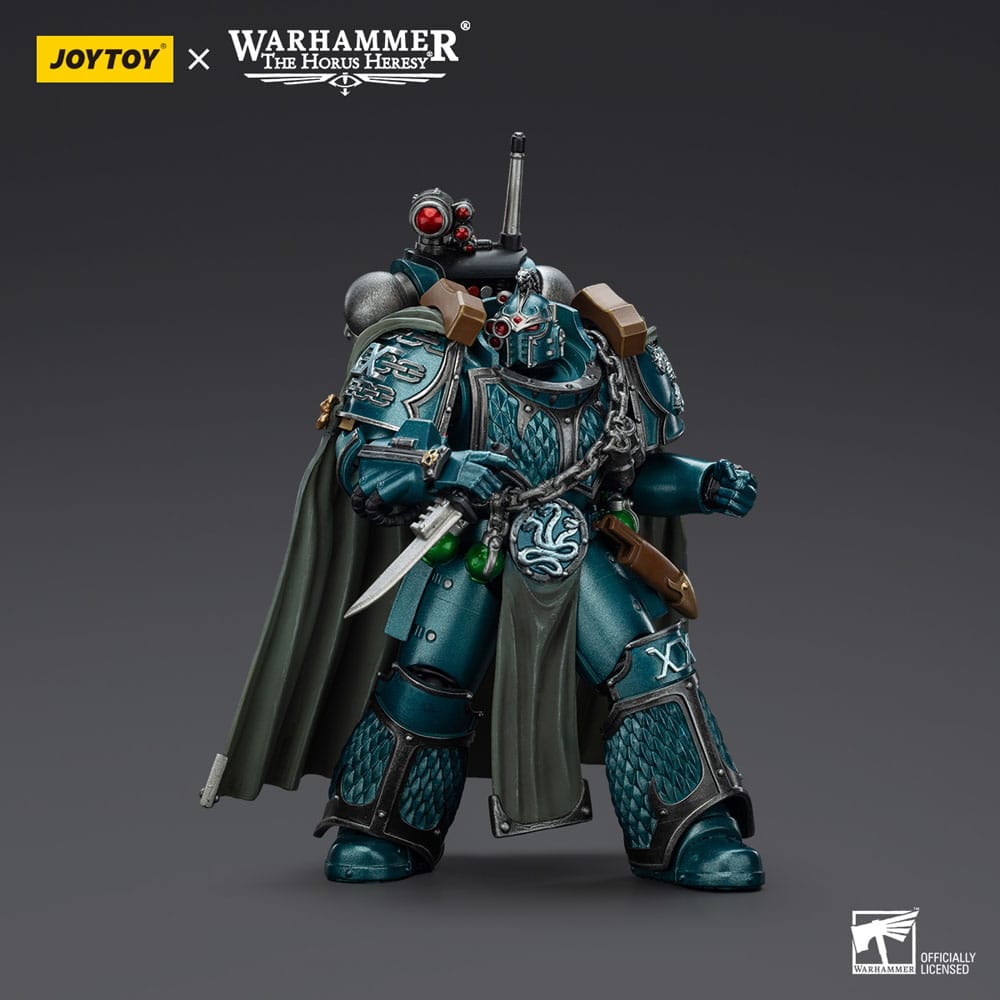 Warhammer The Horus Heresy Action Figure Alpha Legion Exodus The One who is Many With Sniper Rifle And Power Dagger 20 cm