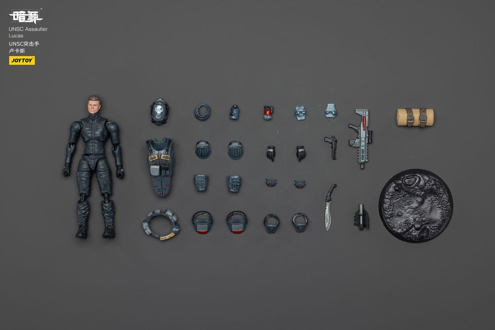 UNSC Dark Source Action Figur Assaulter Lucas 7 cm
